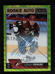 Lawson Crouse [Emerald Surge] Hockey Cards 2016 O-Pee-Chee Platinum Rookie Autographs Prices