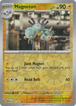 Magneton [Reverse Holo] #82 Pokemon Scarlet & Violet 151