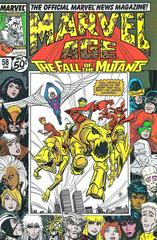 Marvel Age #58 (1988) Comic Books Marvel Age Prices