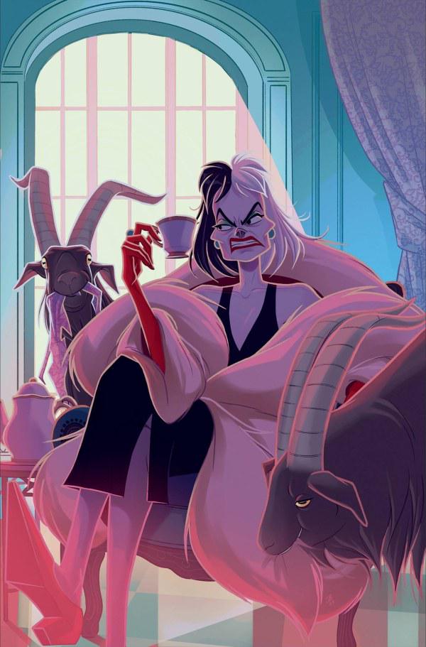 Disney Villains: Cruella De Vil [Boo Virgin] #3 (2024) Comic Books Disney Villains: Cruella De Vil