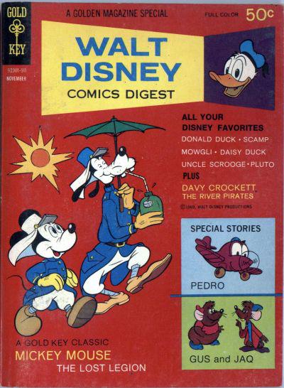 Walt Disney Comics Digest #17 (1969) Comic Books Walt Disney Comics Digest