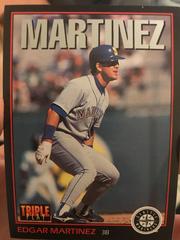 Edgar Martinez #20 Baseball Cards 1993 Panini Donruss Triple Play Prices