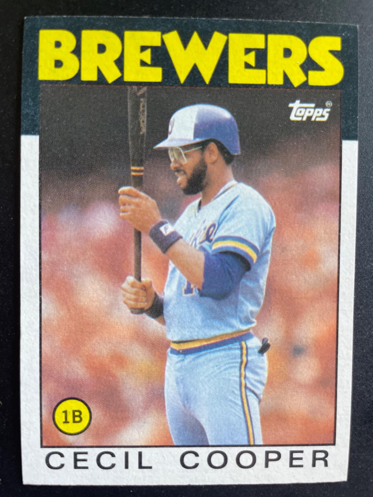 Cecil Cooper | Ungraded | 1986 Topps