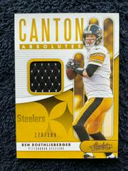 Ben Roethlisberger #CA-BR Football Cards 2019 Panini Absolute Canton Absolutes Prices