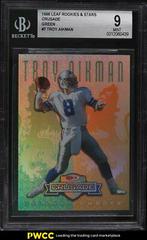Troy Aikman [Green] #7 Football Cards 1998 Leaf Rookies & Stars Crusade Prices