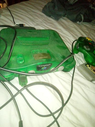 Funtastic Jungle Green Nintendo 64 System photo