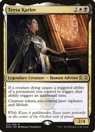 Teysa Karlov Magic Ravnica Allegiance