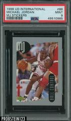 Michael Jordan #86 Basketball Cards 1998 Upper Deck International MJ Stickers Prices