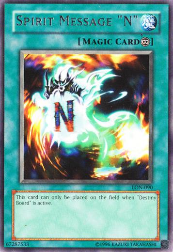 Spirit Message N LON-090 YuGiOh Labyrinth of Nightmare