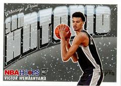 Victor Wembanyama [Winter] Basketball Cards 2023 Panini Hoops Rookie Greetings Prices