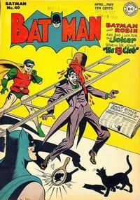 Batman #40 (1947) Comic Books Batman