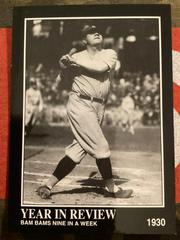 Bam Bams Nine in A Week Baseball Cards 1992 Megacards Babe Ruth Prices