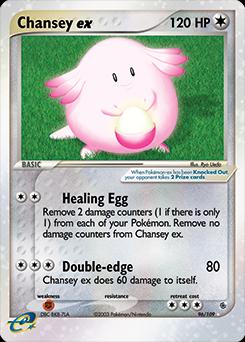 Chansey EX #96 Pokemon Ruby & Sapphire