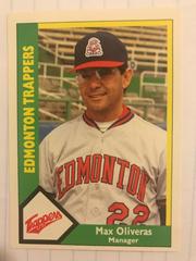 Max Oliveras #2 Baseball Cards 1990 CMC Edmonton Trappers Prices