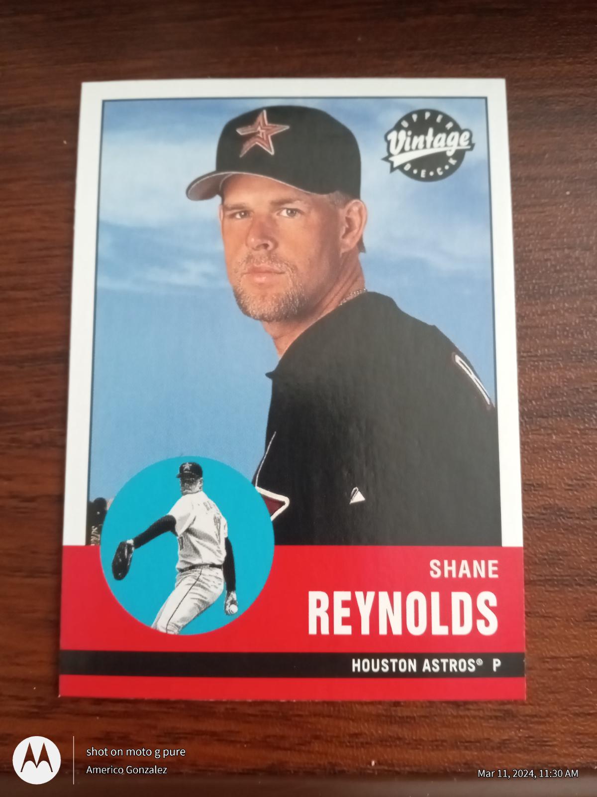 Shane Reynolds Ungraded Upper Deck Vintage