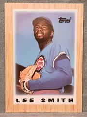 Lee Smith #3 Baseball Cards 1987 Topps Mini League Leaders Prices