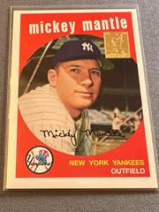 1959 Topps Reprint #9 Baseball Cards 1996 Topps Mantle Reprint Prices