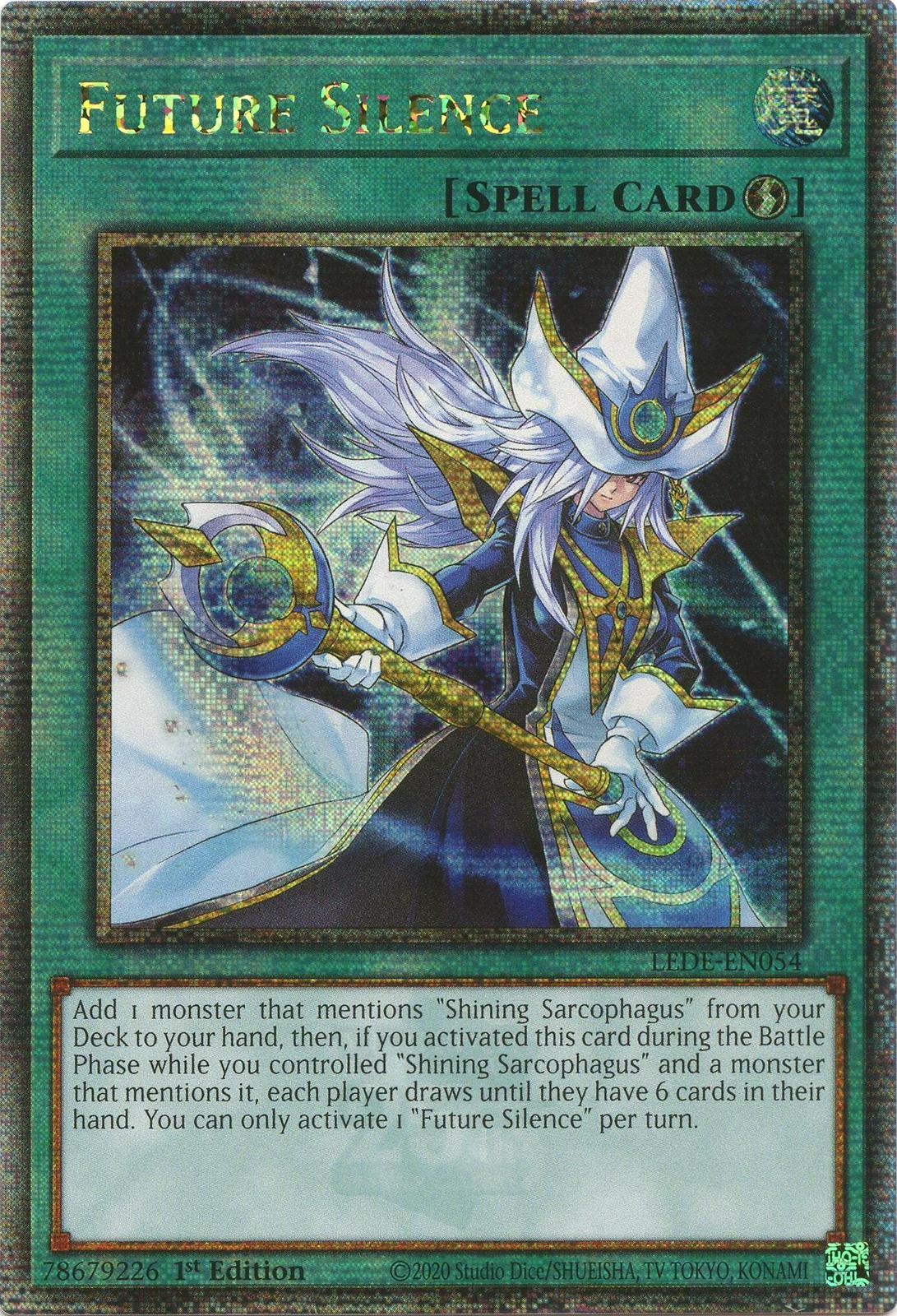 Future Silence [Quarter Century Secret Rare] LEDE-EN054 YuGiOh Legacy of Destruction