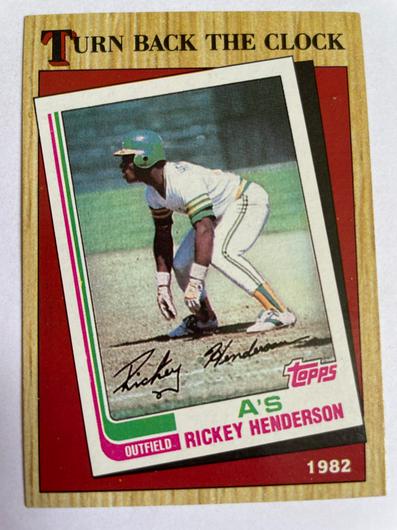 Rickey Henderson [Turn Back the Clock] #311 photo