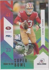 Brock Purdy #RTSBW-BP Football Cards 2023 Panini Donruss Road to the Super Bowl Wild Card Prices