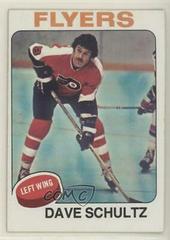 Dave Schultz #147 Hockey Cards 1975 Topps Prices