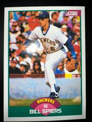 Bill Spiers #82T Baseball Cards 1989 Score Traded Prices