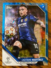 Lautaro Martinez [Icy Blue] Soccer Cards 2021 Topps UEFA Champions League Prices