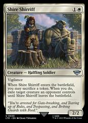 Shire Shirriff #30 Magic Lord of the Rings Prices