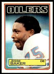 Jesse Baker #273 Football Cards 1983 Topps Prices