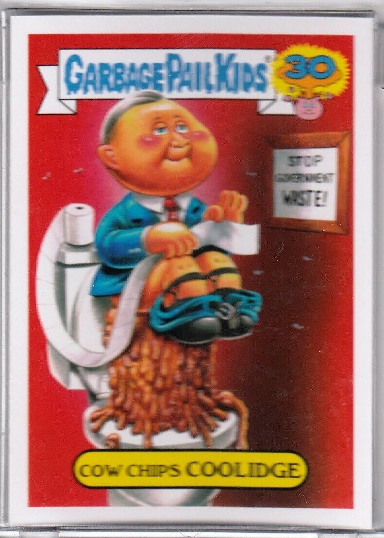 Cow Chips COOLIDGE #1b Prices | 2015 Garbage Pail Kids | Garbage Pail Cards