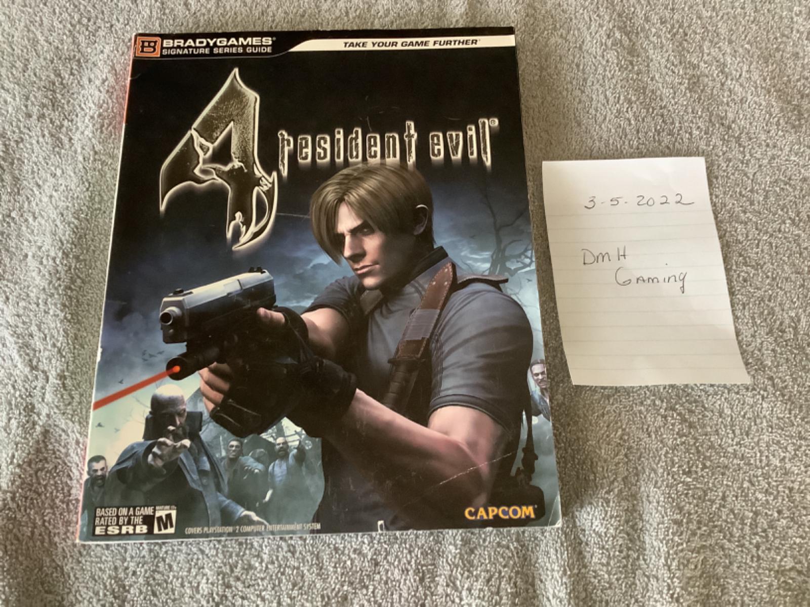 Resident Evil 4 Bradygames Ps2 Item Box And Manual Strategy Guide 0310