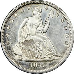 1843 O Coins Seated Liberty Half Dollar Prices
