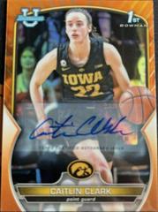 Caitlin Clark [Autograph Orange] #50 Basketball Cards 2022 Bowman Chrome University Prices