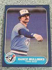 Ranch Mulliniks Baseball Cards 1986 Fleer Prices