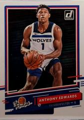Anthony Edwards [The Rookies] #2 Basketball Cards 2020 Donruss The Rookies Prices