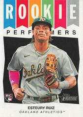 Esteury Ruiz #RP-2 Baseball Cards 2023 Topps Heritage Rookie Performers Prices
