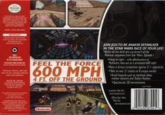 Rear | Star Wars Episode I Racer Nintendo 64