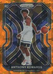 Anthony Edwards [Orange Ice Prizm] Basketball Cards 2020 Panini Prizm Prices