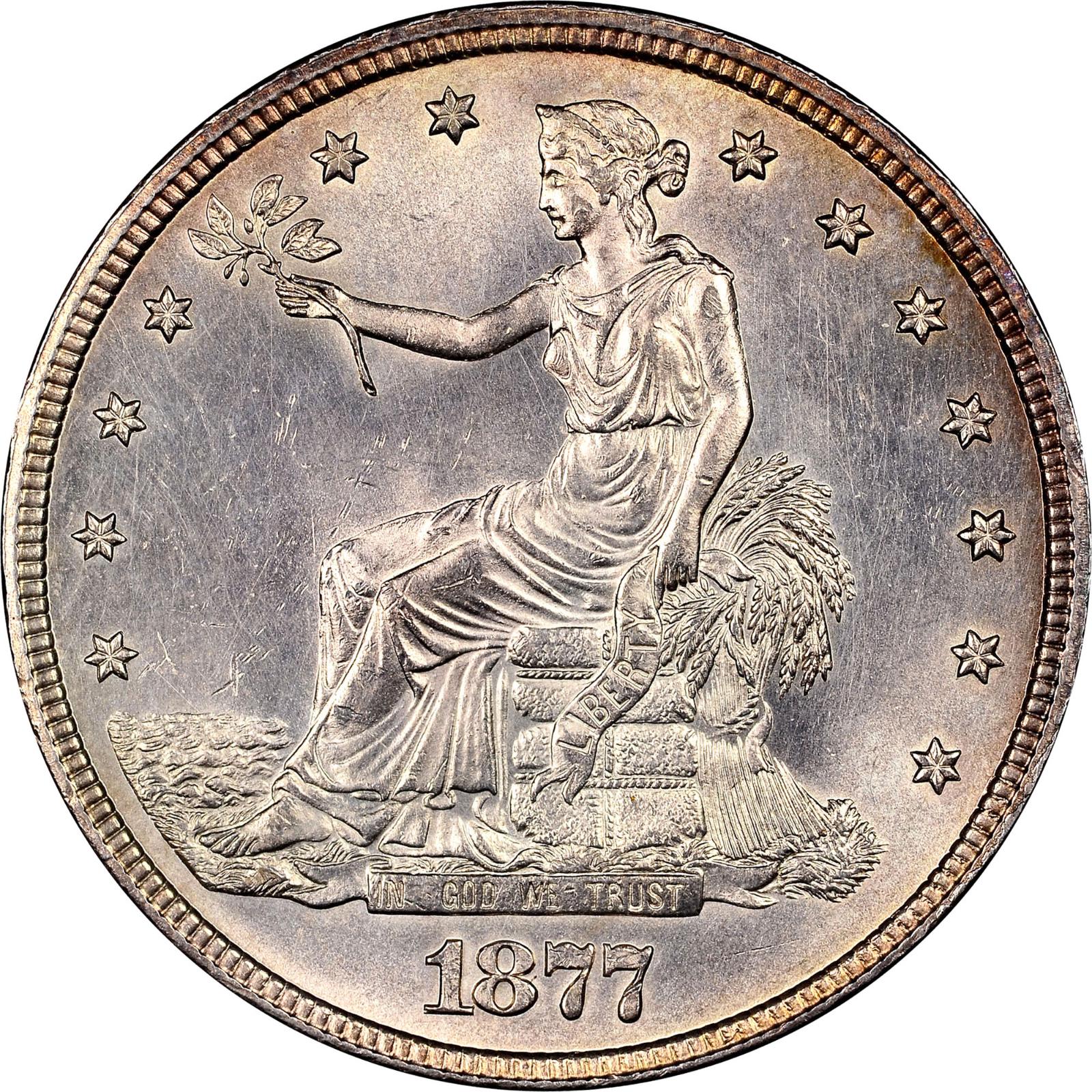 1877 [PROOF] Coins Trade Dollar