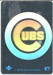 Cubs Baseball Cards 1991 Upper Deck Team Logo Holograms Prices