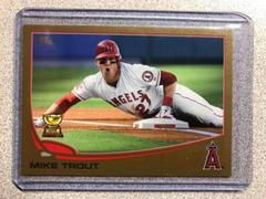 Mike Trout [Mini Gold] Baseball Cards 2013 Topps Prices