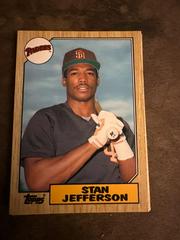 Stan Jefferson #55T Baseball Cards 1987 Topps Traded Prices