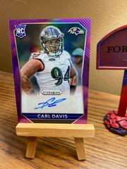 Carl Davis #RS-CD Football Cards 2015 Panini Prizm Rookie Signatures Prices