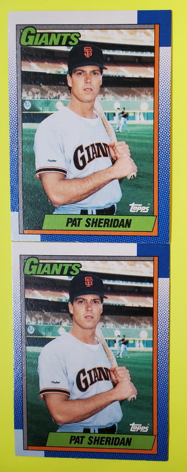 Pat Sheridan Ungraded 1990 Topps Tiffany