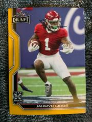 Jahmyr Gibbs [Gold] #B1-8 Football Cards 2023 Leaf Draft V1 Prices