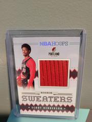 Scoot Henderson #RSW-SCO Basketball Cards 2023 Panini Hoops Rookie Sweaters Prices