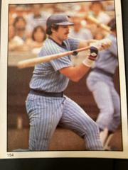 Barry Foote #154 Baseball Cards 1981 Topps Stickers Prices