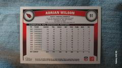 Back  | Adrian Wilson Football Cards 2011 Topps