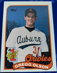 Gregg Olson #161 Baseball Cards 1989 Topps Prices