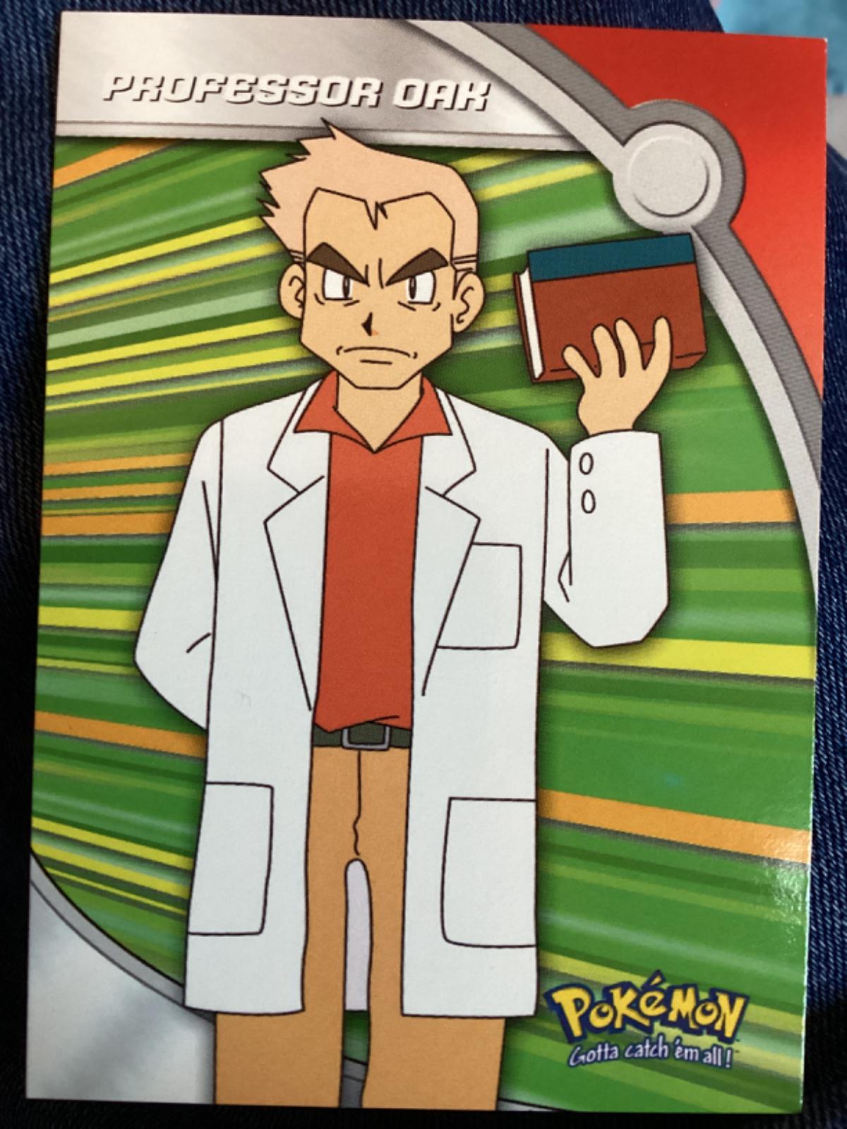 Professor Oak #HV12 Pokemon 2000 Topps TV Heroes & Villians